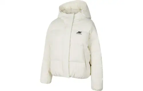 Skechers Down Jacket Women's Tofu White