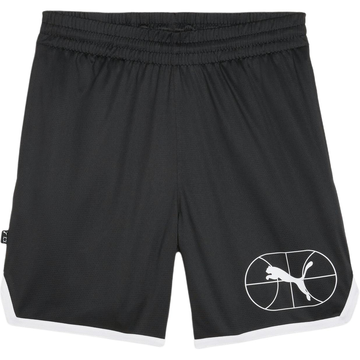 PUMA SHORT JUNIOR VARSITY Basketball Shorts Men’s Black 01