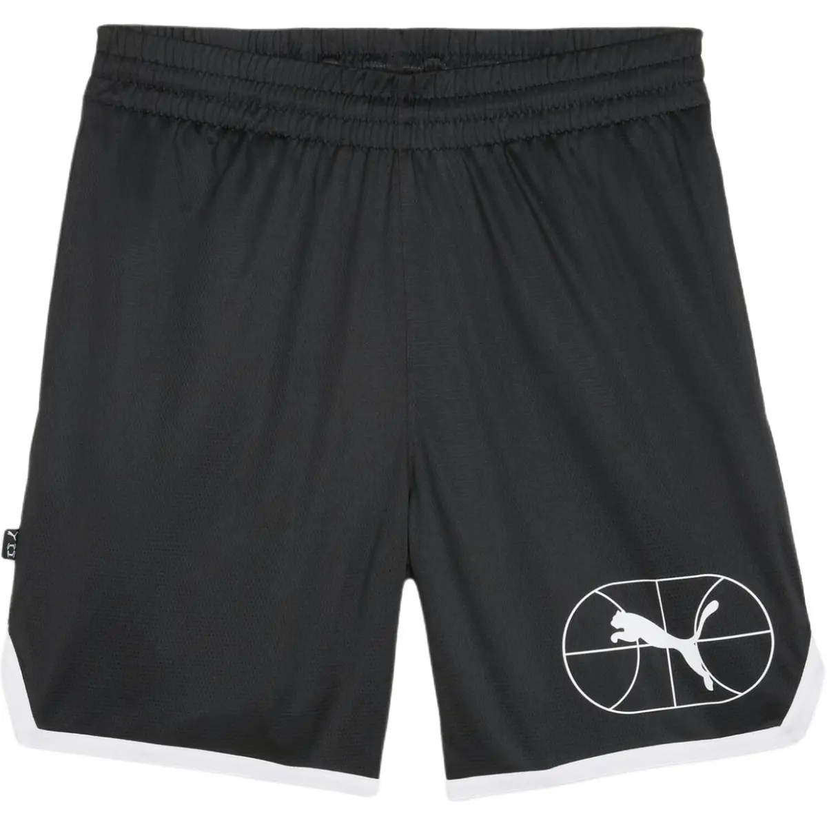 PUMA SHORT JUNIOR VARSITY Basketball Shorts Men's Black 01