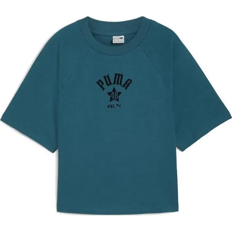 PUMA PLAY LOUDCLASSICS T Shirt Women's Green
