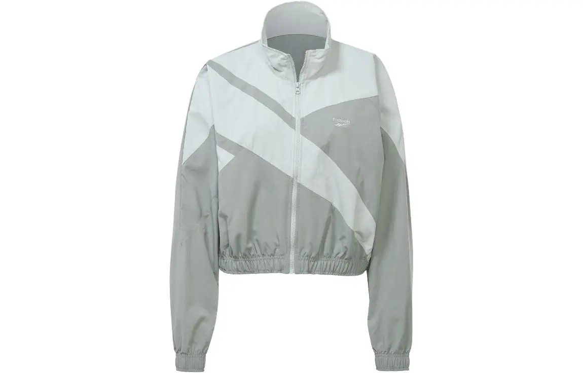 Reebok Jackets Women's Gray Stand Collar Moderate Other