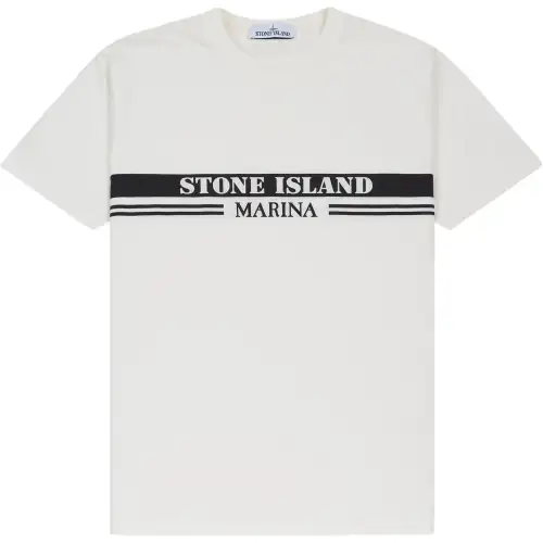 STONE ISLAND T Shirt Men's White