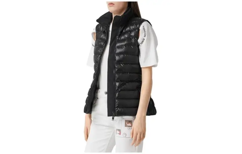 Burberry Down Vests Women's Black Moderate Other
