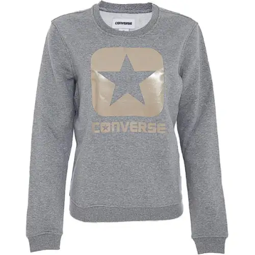 Converse Sweatshirt Women's Textured Gray