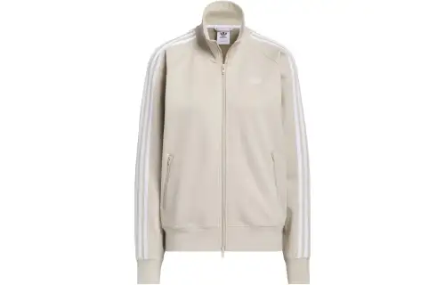 Adidas Originals Jackets Women's Beige Stand Collar Moderate Other