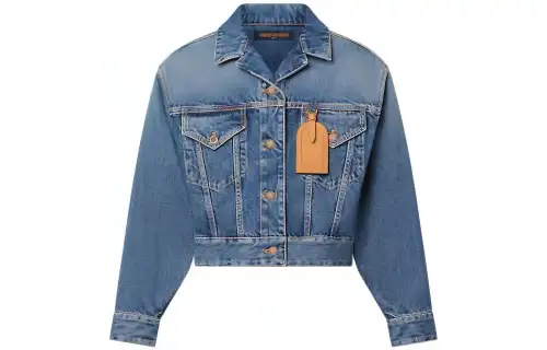 Lv Stonewashed Trucker Jacket