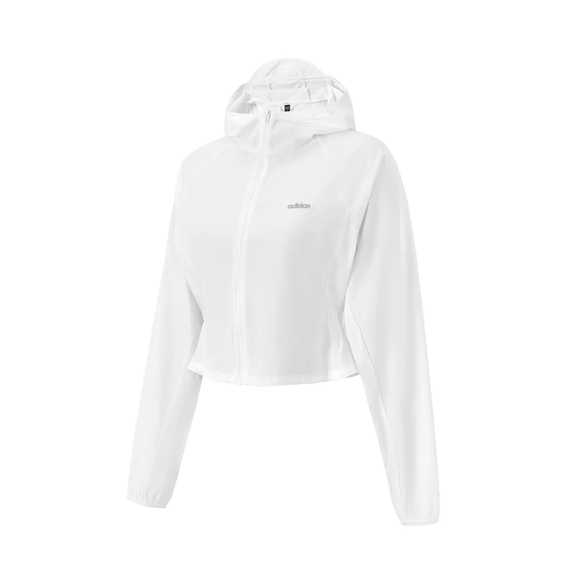 Adidas Jackets Women's White Hooded Moderate Other