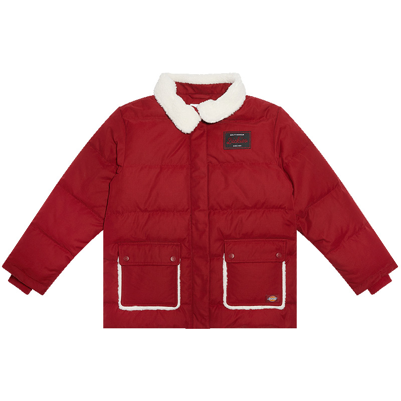 Женская куртка Dickies Fleece Jacket (кирпично-красная)