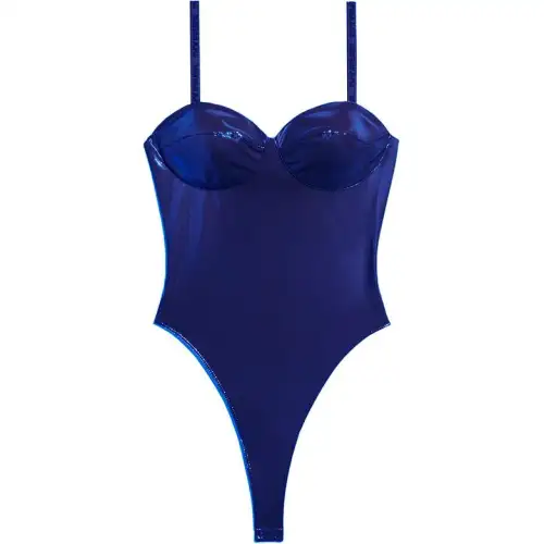 Adidas Originals Ivy Park Halls Of Ivy Latex Bodysuit Dark Blue