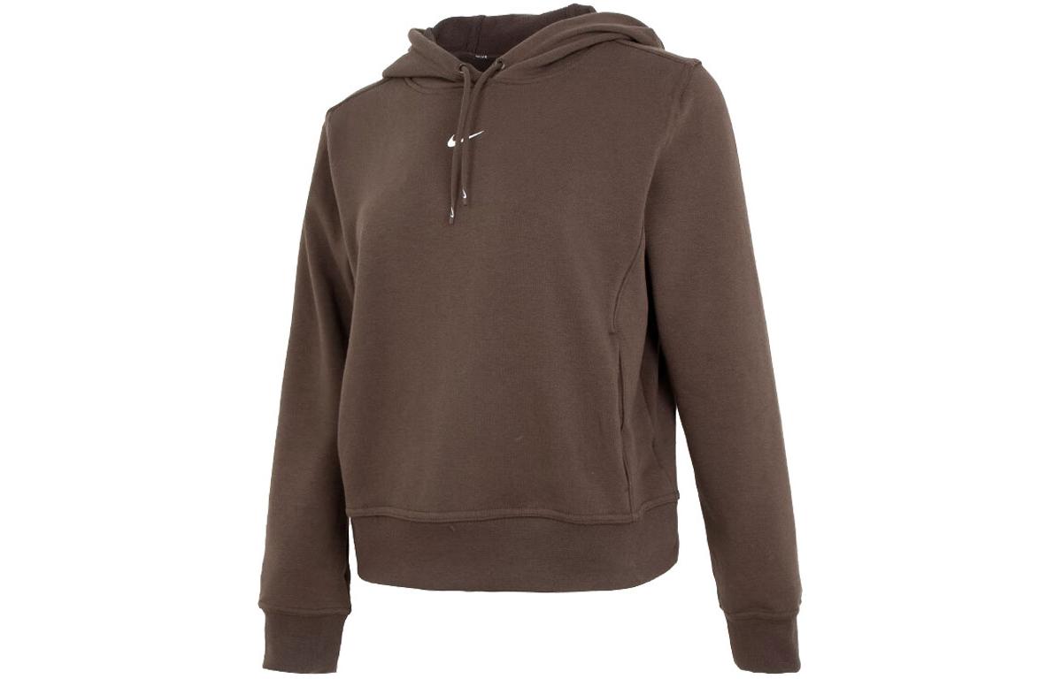 Женский худи Nike DRI-FIT ONE (коричневый)