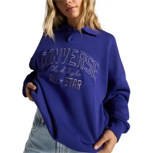Converse Polo Shirt Women's Purple
