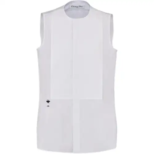 DIOR Shirts Women's White Crew Neck Moderate Other