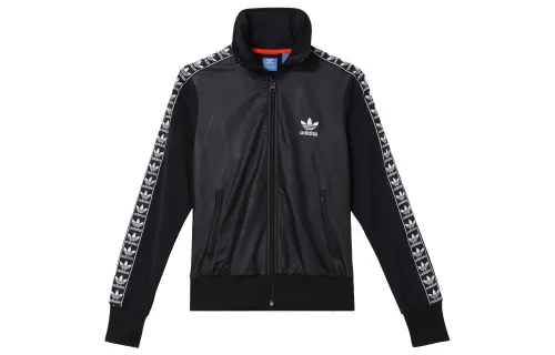 Adidas Originals Jackets Women's Black Lapel Moderate Other