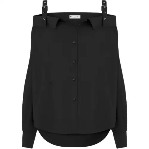 DIOR SS25 Spring Summer Ready to Wear Collection Shirt Women's Black
