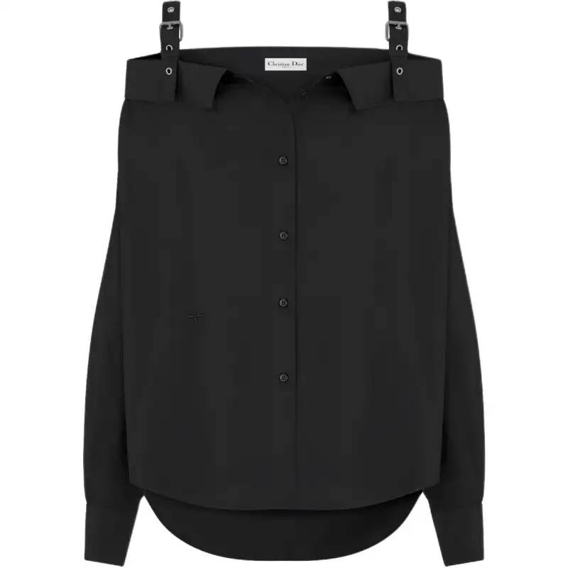 DIOR SS25 Spring Summer Ready to Wear Collection Shirt Women's Black
