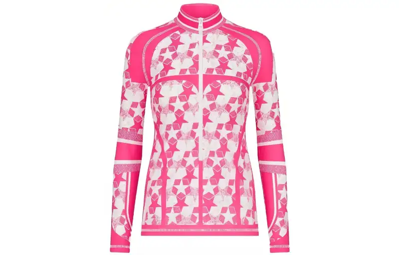 DIOR Jackets Women's Pink Stand Collar Moderate Other