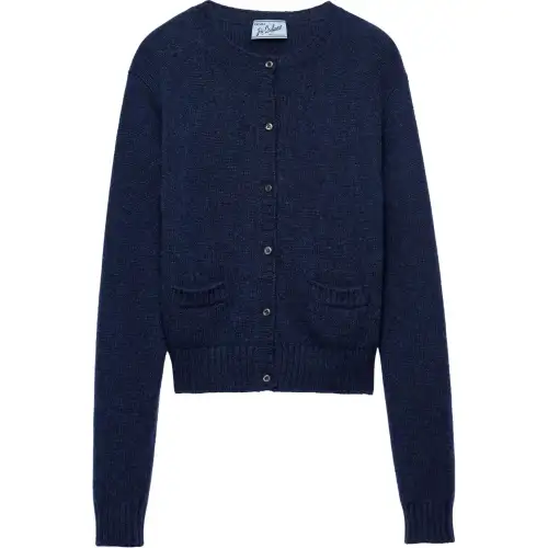 PRADA Crewneck Button Up Cardigan