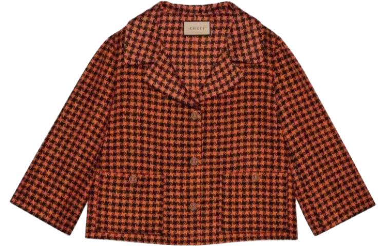 GUCCI Pre Owned 10's Houndstooth Jacket