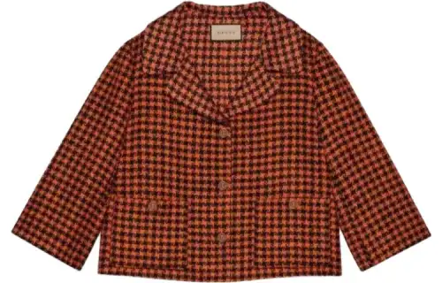 GUCCI Pre Owned 10's Houndstooth Jacket