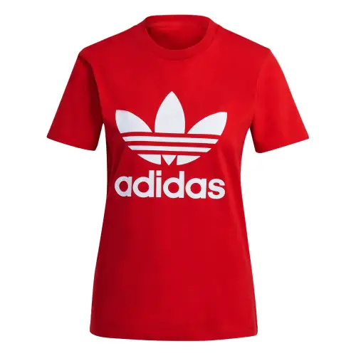 Adidas Originals TREFOIL TEE T Shirt Women's Red