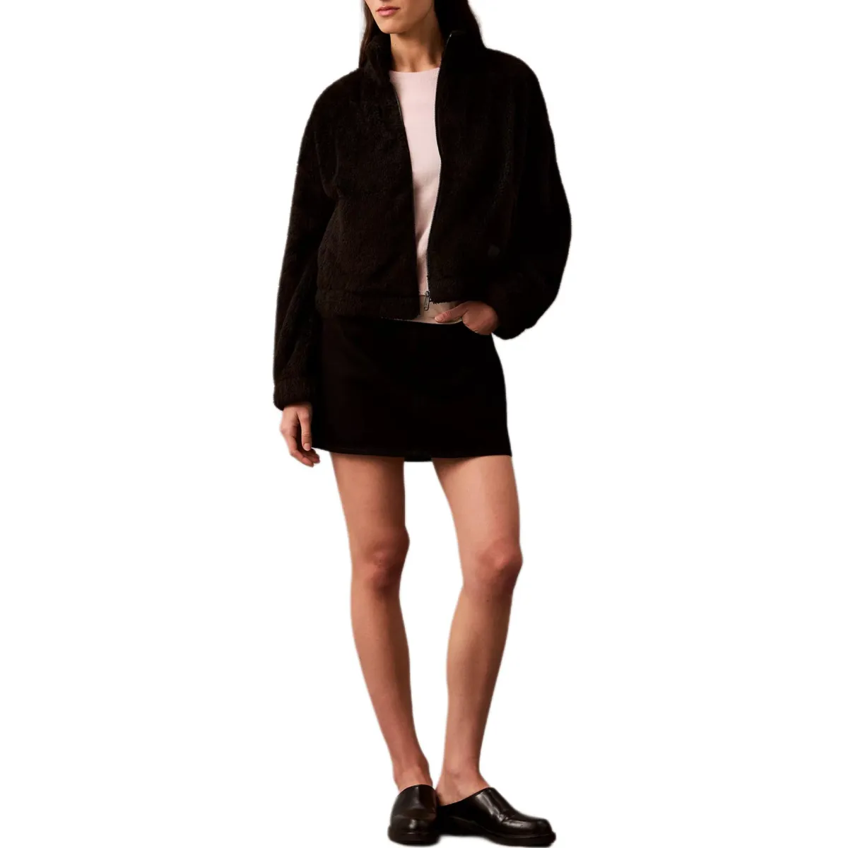CALVIN KLEIN Jackets & Coats Women's Black
