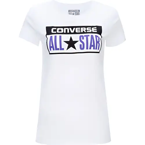Converse All Star Regular T Shirt Women's Snow
