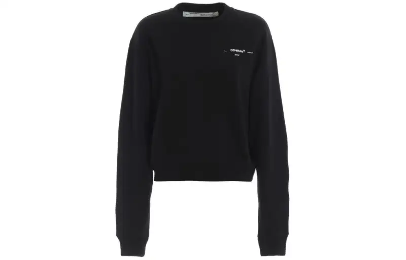 OFF WHITE Sweatshirt, Regular Fit Women's Black