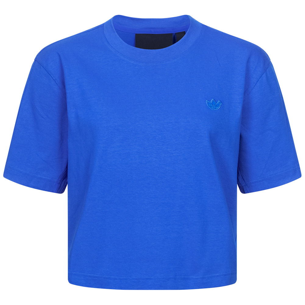 Женская футболка adidas originals ESSENTIALS BLUE VERSION (голубая)