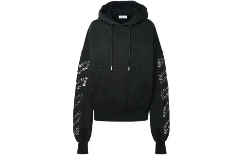 OFF-WHITE Drawsting Long-Sleeved Hoodie