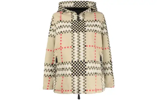 Burberry Jackets Women's Beige Hooded Moderate Other