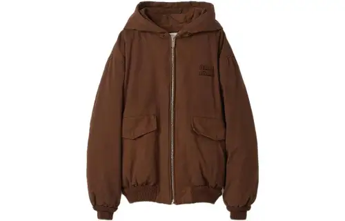 MIU MIU Down Jacket Women's Cocoa Brown