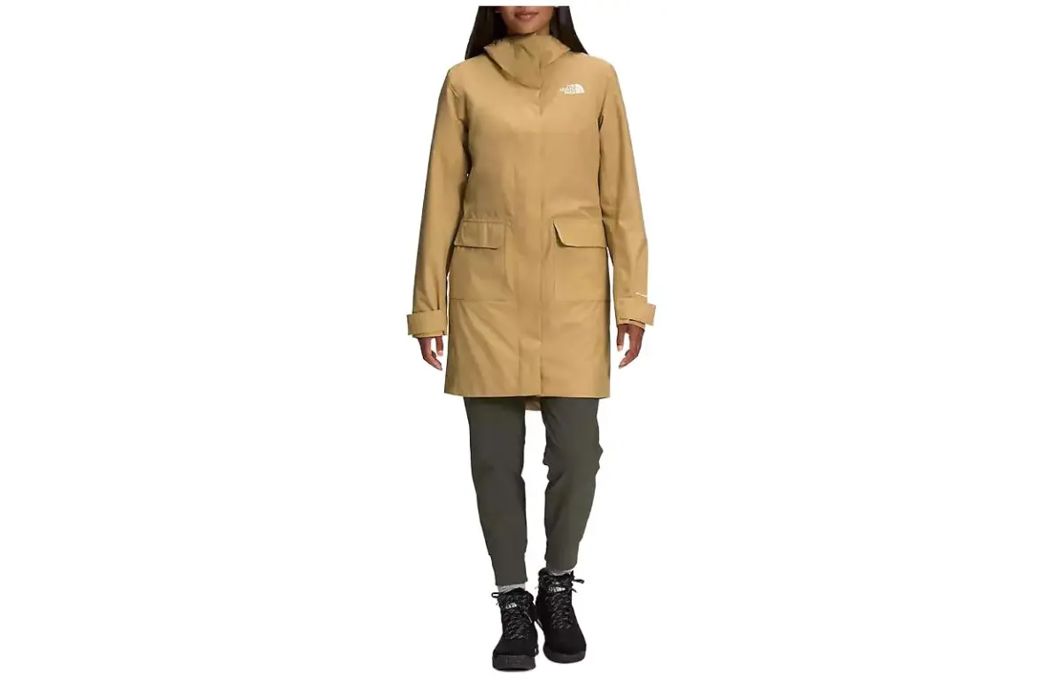 THE NORTH FACE Jackets Women's Light Brown Hooded Moderate Other