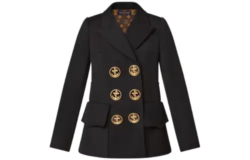 LOUIS VUITTON Oversized Anchor Button Jacket