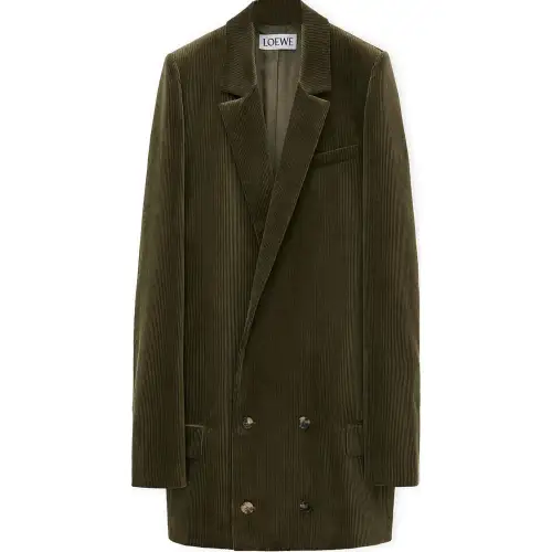 LOEWE FW24 Jackets & Coats Women's Khaki Green
