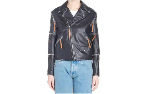 LOEWE Jackets Women's Black Lapel Moderate Other