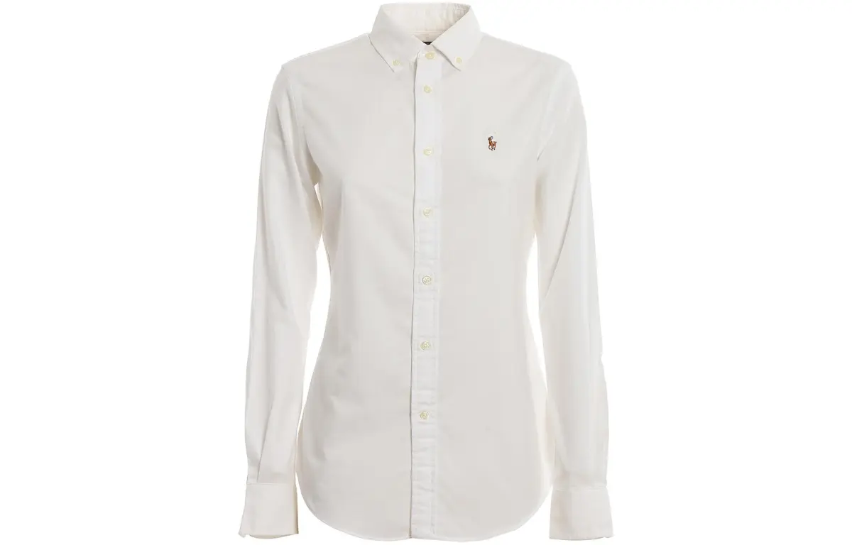 Polo Ralph Lauren Shirt Slim Fit Women's White