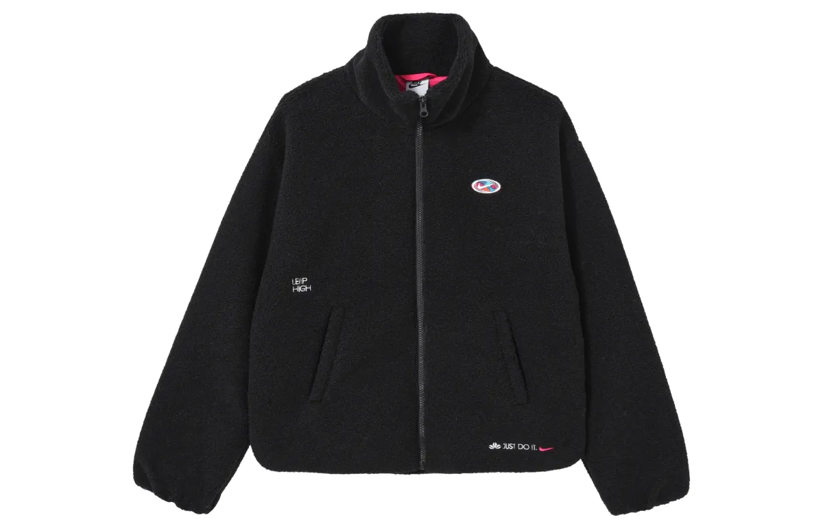 Nike Chinese New Year Jackets Women's Black Stand Collar Moderate Other
