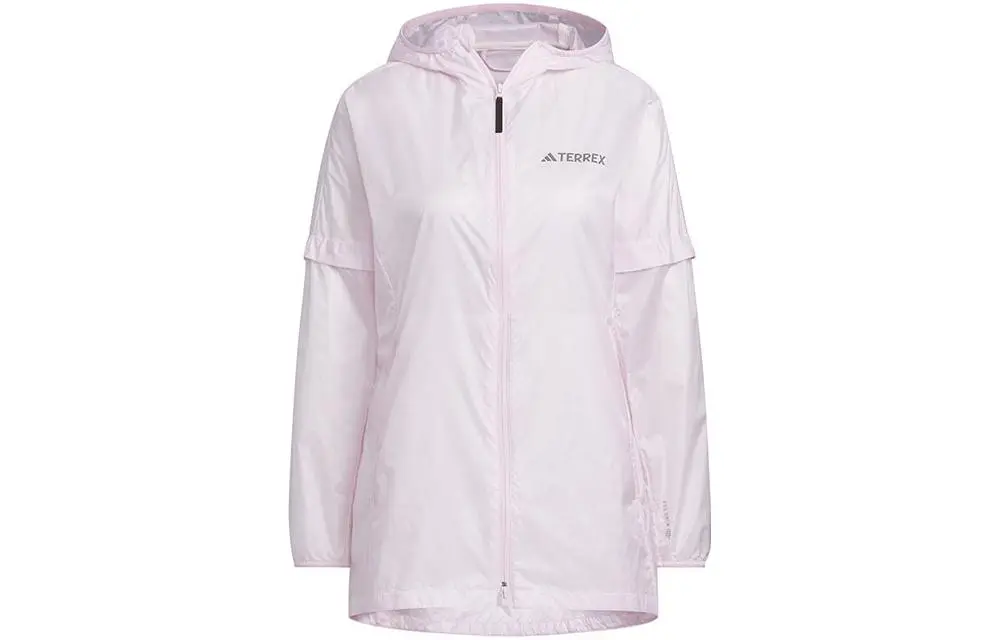 Adidas Jackets Women's Pink Hooded Moderate Other