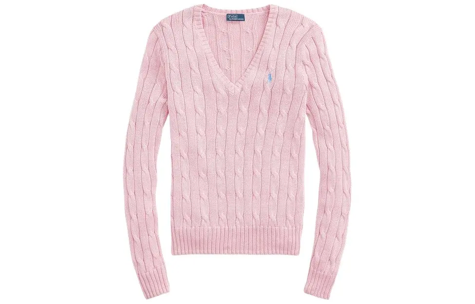 Polo Ralph Lauren FW23 Knitwear Slim Fit Women's Pink