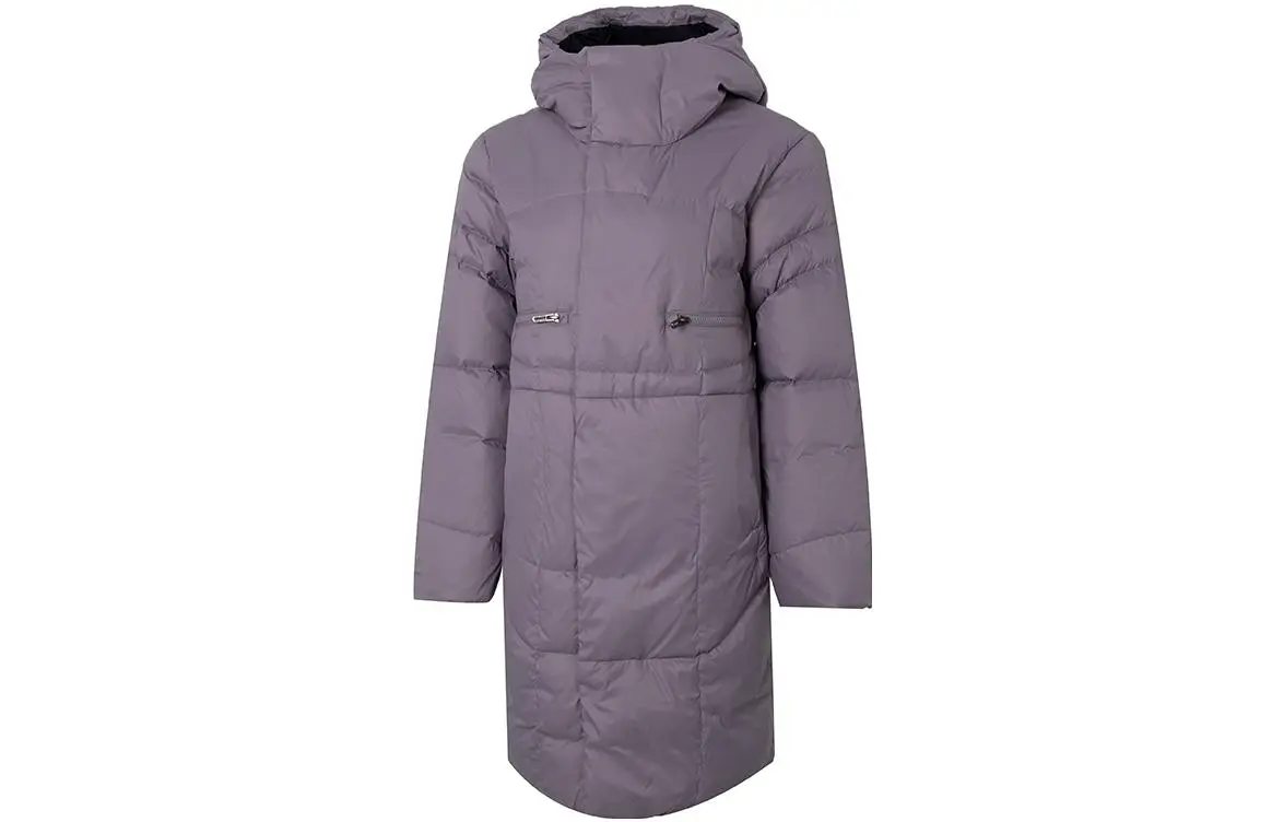 Under Armour Down Jackets Women's Light Purple Hooded Moderate Other
