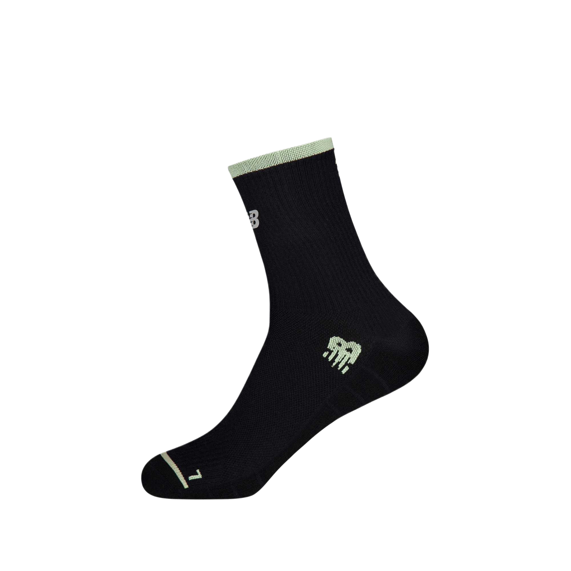 New Balance Running Socks Unisex 1 Pack Black