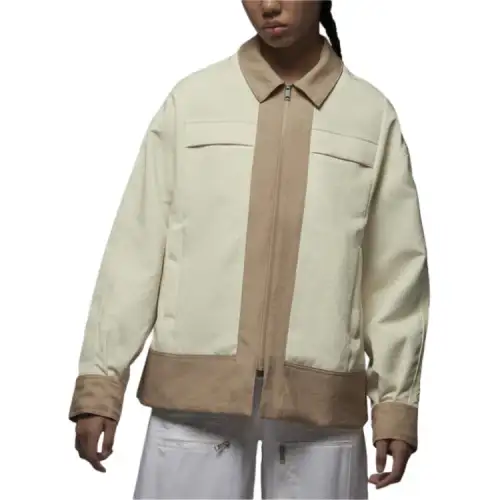 Jordan 23 Jackets Women's Coconut Milk/Dessert Lapel Moderate Other
