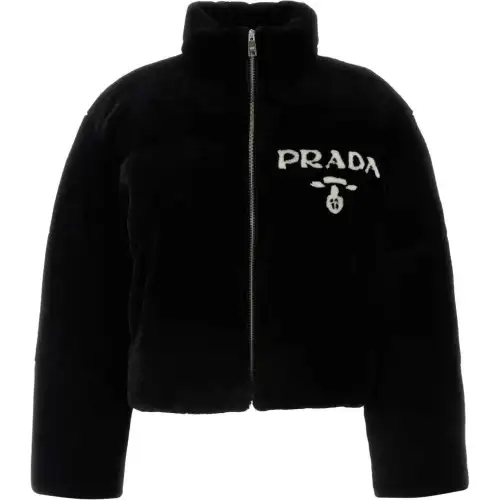 PRADA Logo print Zip fastening Jacket