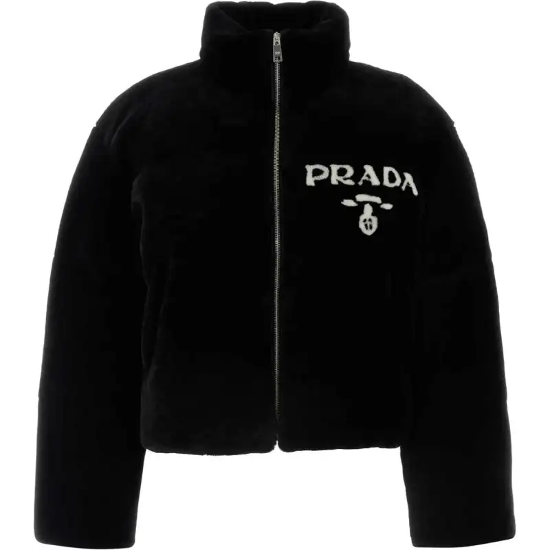 PRADA Logo print Zip fastening Jacket