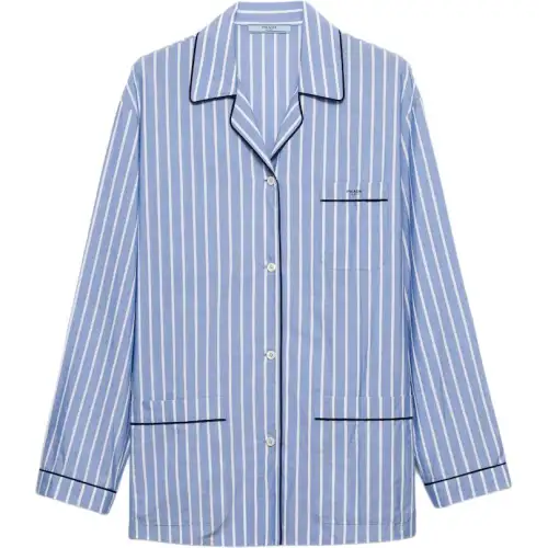 Prada Striped Chambray Shirt