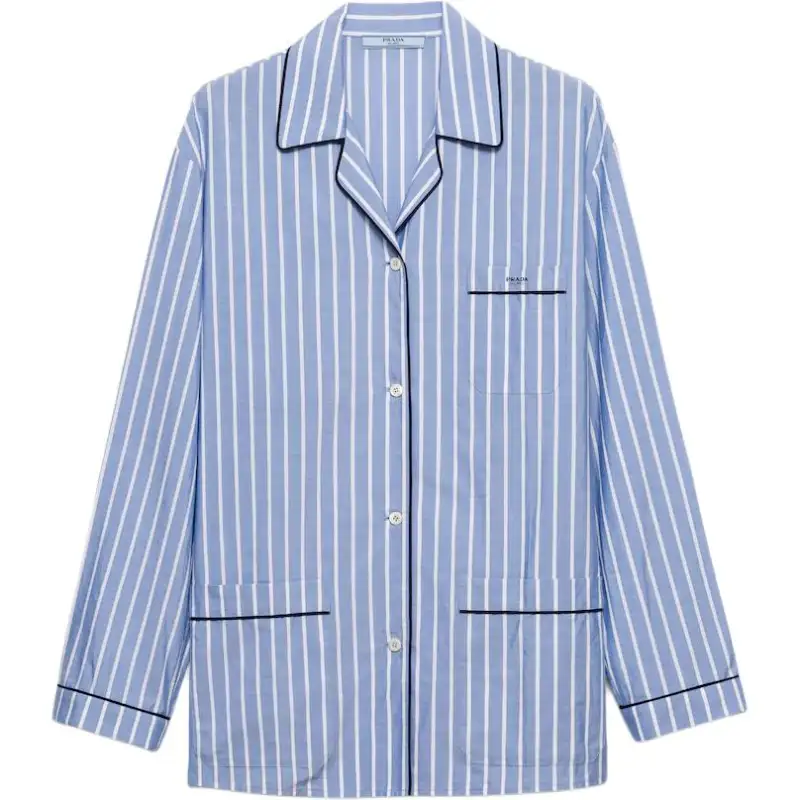 Prada Striped Chambray Shirt