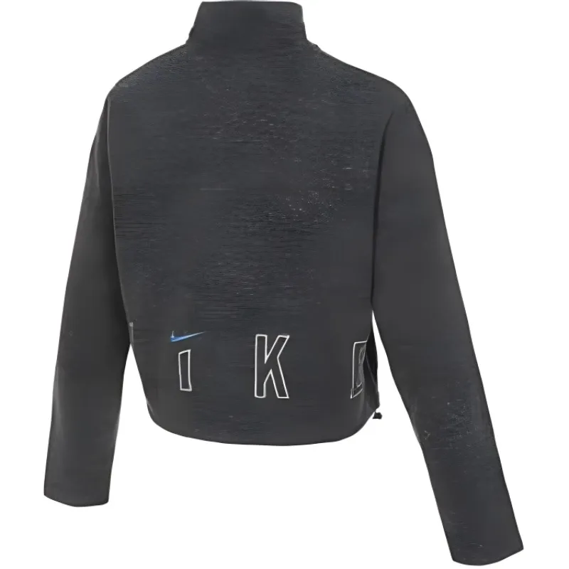 Nike Sweatshirts Women's Black Stand Collar Moderate Other