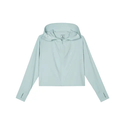 Skechers Jackets & Coats Women's Sky Gray Cyan