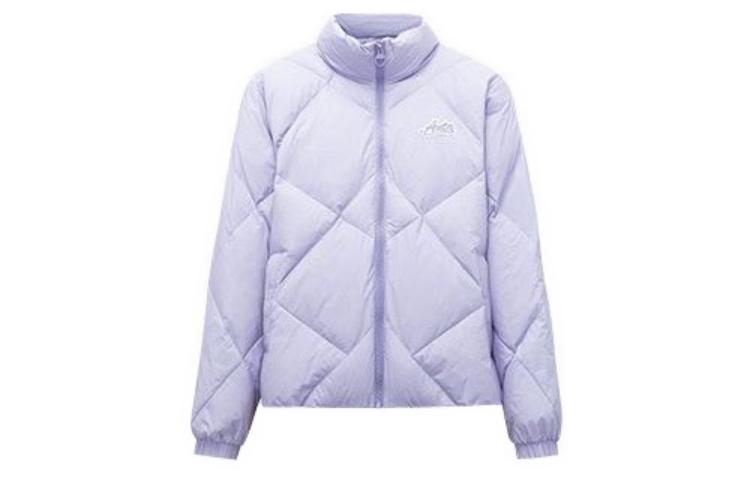 ANTA Life Collection Down Jackets Women's Fresh Purple Stand Collar Thickened Down Jacket