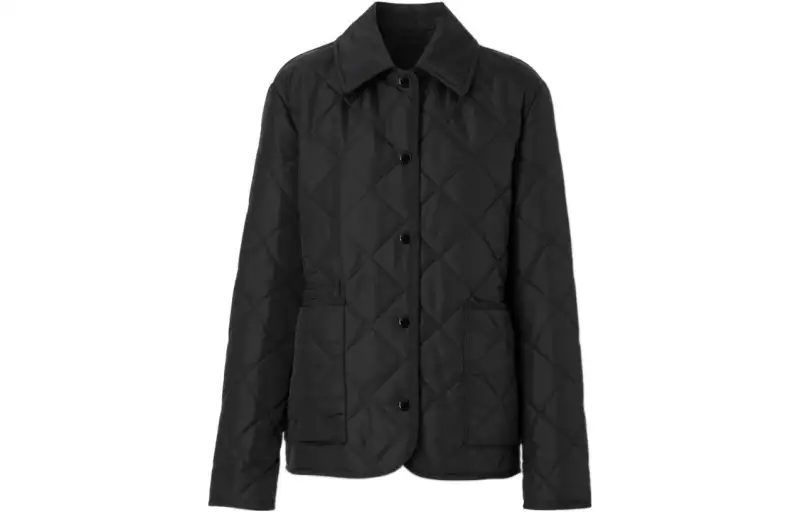 Burberry Embroidered Logo Coach Jacket